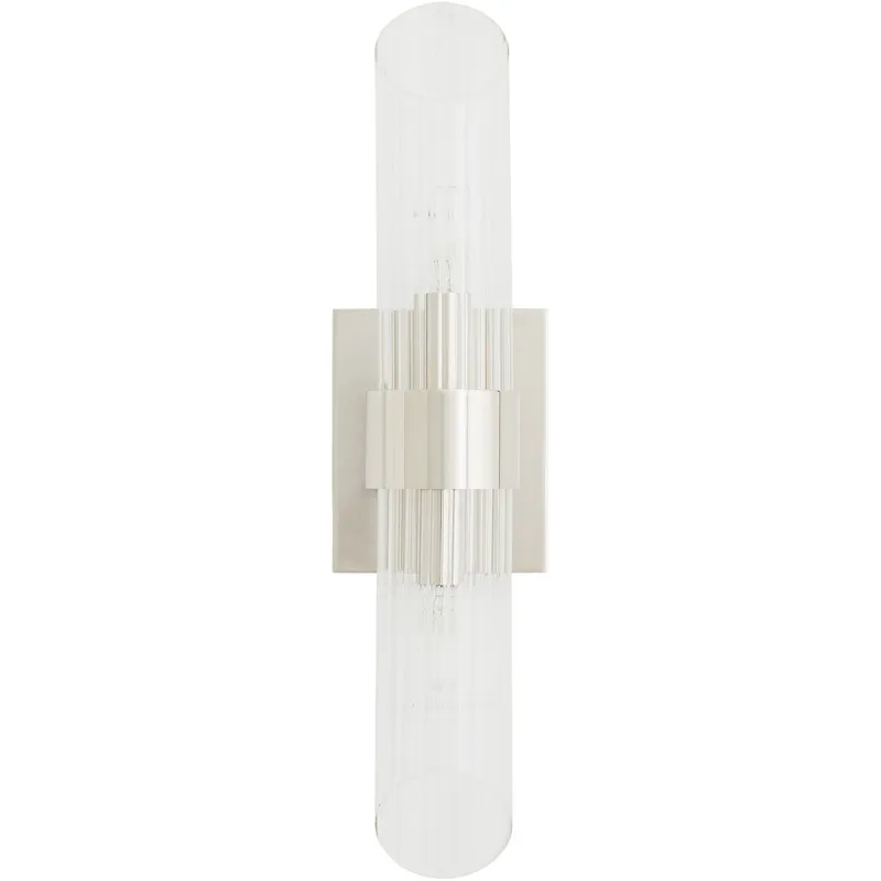 Elyse 2 Light 4.5 inch Polished Nickel ADA Sconce Wall Light