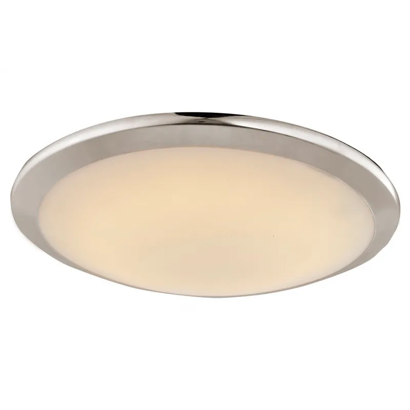 Cermack St. LED 12 inch Brushed Nickel Flush Mount Ceiling Light