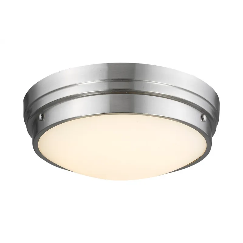 Cermack St. LED 13 inch Brushed Nickel Flush Mount Ceiling Light