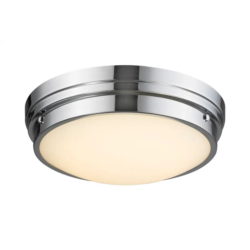 Cermack St. LED 13 inch Polished Chrome Flush Mount Ceiling Light