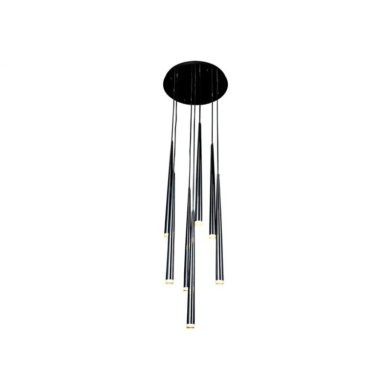 Highland Ave. LED 2 inch Black Multi Port Pendant Ceiling Light