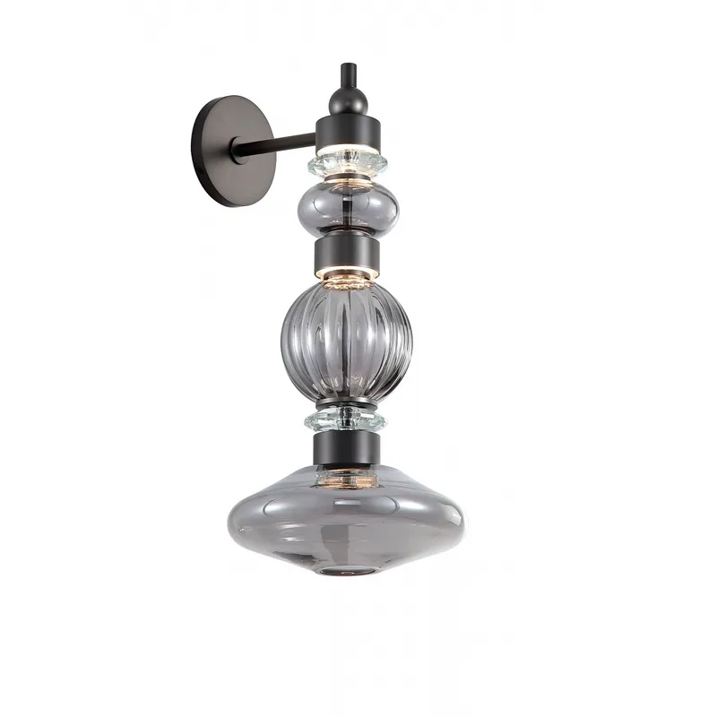 Avra 3 Light 11 inch Black Wall Sconce Wall Light