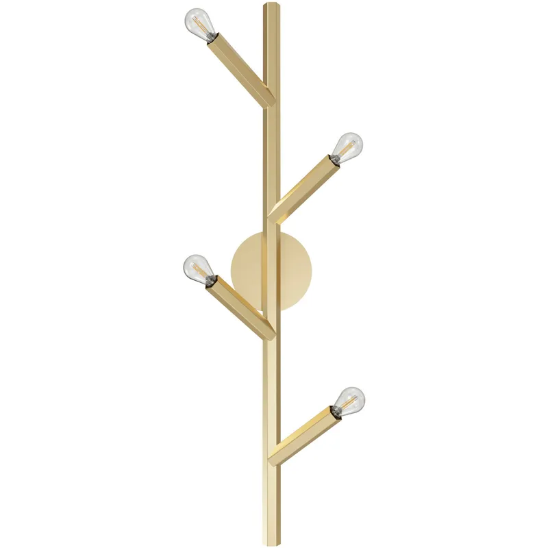 Oaks Wall Sconce Wall Light in Brushed Brass