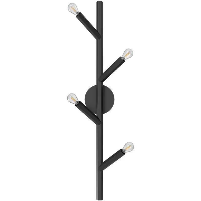 Oaks Wall Sconce Wall Light in Black