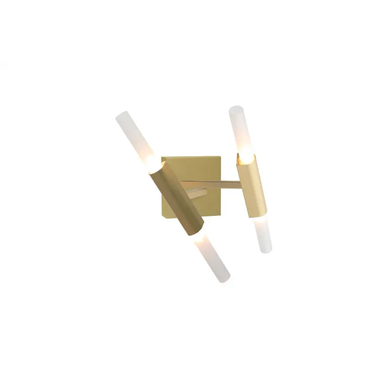San Vicente Blvd. Wall Sconce Wall Light in Brushed Brass