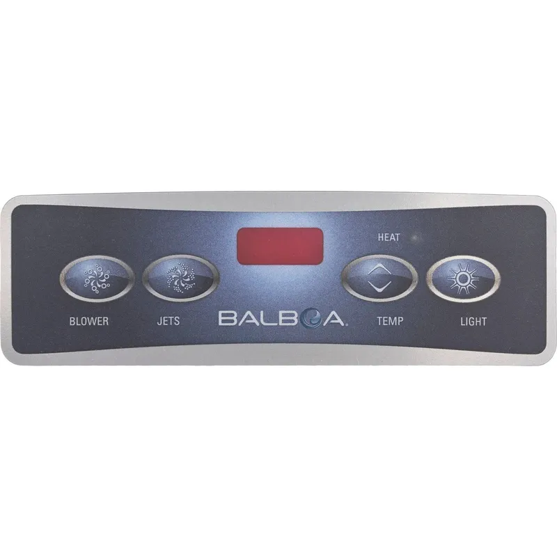 Balboa Water Group 10671 Overlay, BWG Lite Duplex Digital, Blower/Jet/Light, LED