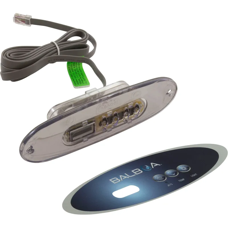 Balboa Water Group 54685KIT Topside BWG MVP260/VL260 3-Button Jets/Temp/Light