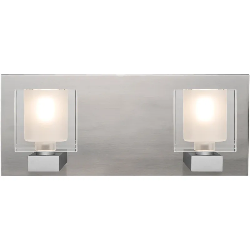 Bolo 2 Light 14 inch Satin Nickel Vanity Light Wall Light