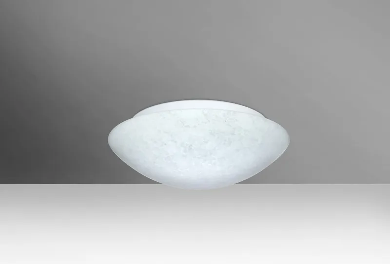 Nova 10 LED 10 inch Flush Mount Ceiling Light in Carrera Glass