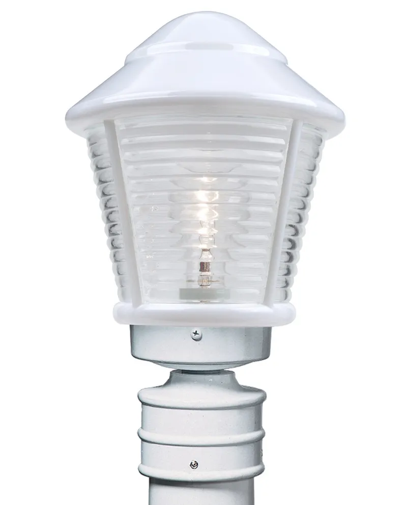 3100 Series 1 Light 14 inch White Outdoor Post Mount, Costaluz