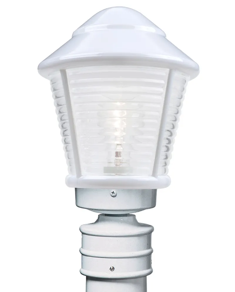 3100 Series 1 Light 14 inch White Outdoor Post Mount, Costaluz