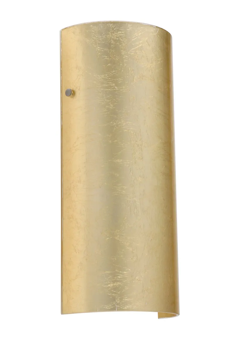 Torre 14 LED 6 inch Satin Nickel ADA Wall Sconce Wall Light in Gold Foil Glass
