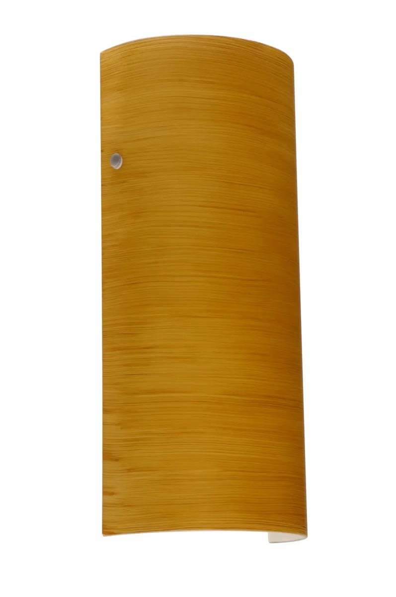 Torre 14 1 Light 6 inch Satin Nickel ADA Wall Sconce Wall Light in Incandescent, Oak Glass