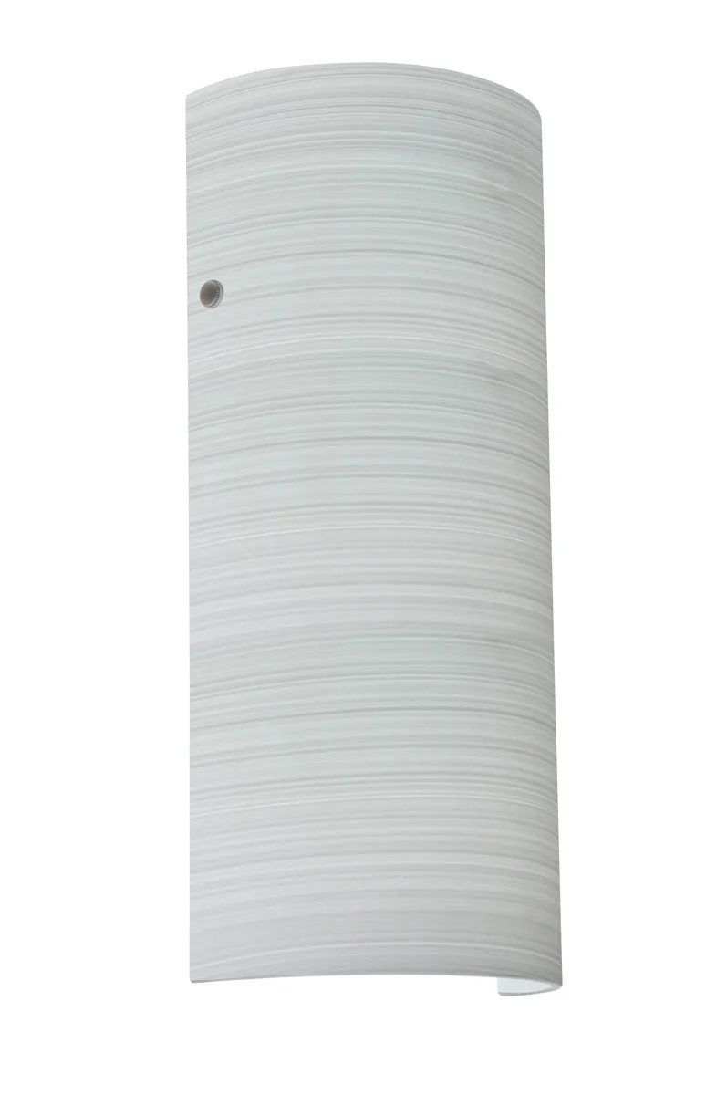 Torre 14 1 Light 6 inch Satin Nickel ADA Wall Sconce Wall Light in Incandescent, Chalk Glass
