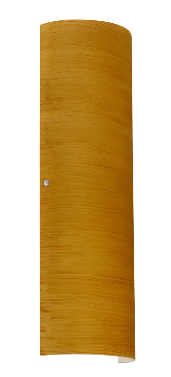 Torre 22 LED 7 inch Satin Nickel ADA Wall Sconce Wall Light in Oak Glass