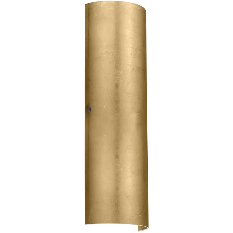 Torre 22 2 Light 7 inch Bronze ADA Wall Sconce Wall Light in Incandescent, Gold Foil Glass