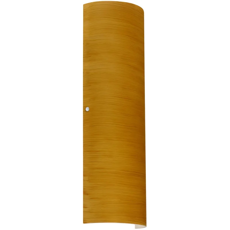 Torre 22 LED 7 inch Polished Nickel ADA Wall Sconce Wall Light in Oak Glass