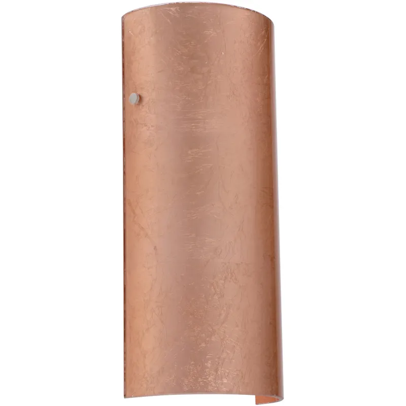 Torre 14 LED 6 inch Polished Nickel ADA Wall Sconce Wall Light in Copper Foil Glass