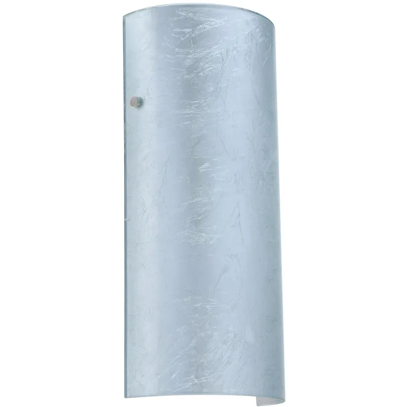 Torre 14 1 Light 6 inch Polished Nickel ADA Wall Sconce Wall Light in Incandescent, Silver Foil Glass
