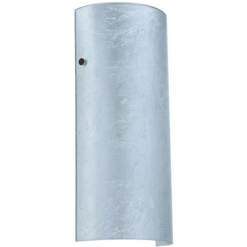 Torre 14 LED 6 inch Bronze ADA Wall Sconce Wall Light in Silver Foil Glass