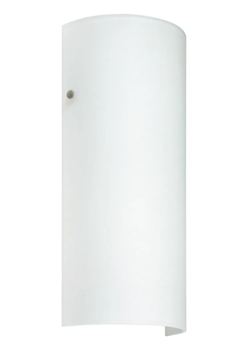 Torre 14 1 Light 6 inch Satin Nickel ADA Wall Sconce Wall Light in Incandescent, Opal Matte Glass