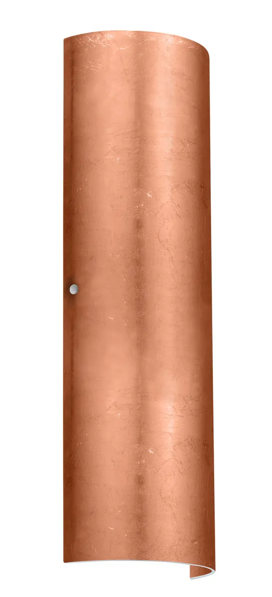 Torre 22 2 Light 7 inch Satin Nickel ADA Wall Sconce Wall Light in Incandescent, Copper Foil Glass