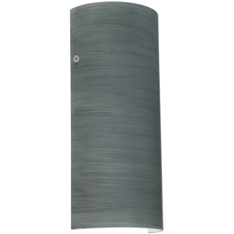 Torre 14 1 Light 6 inch Polished Nickel ADA Wall Sconce Wall Light in Incandescent, Titan Glass