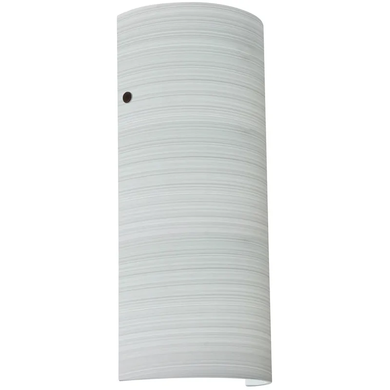 Torre 14 1 Light 6 inch Bronze ADA Wall Sconce Wall Light in Incandescent, Chalk Glass