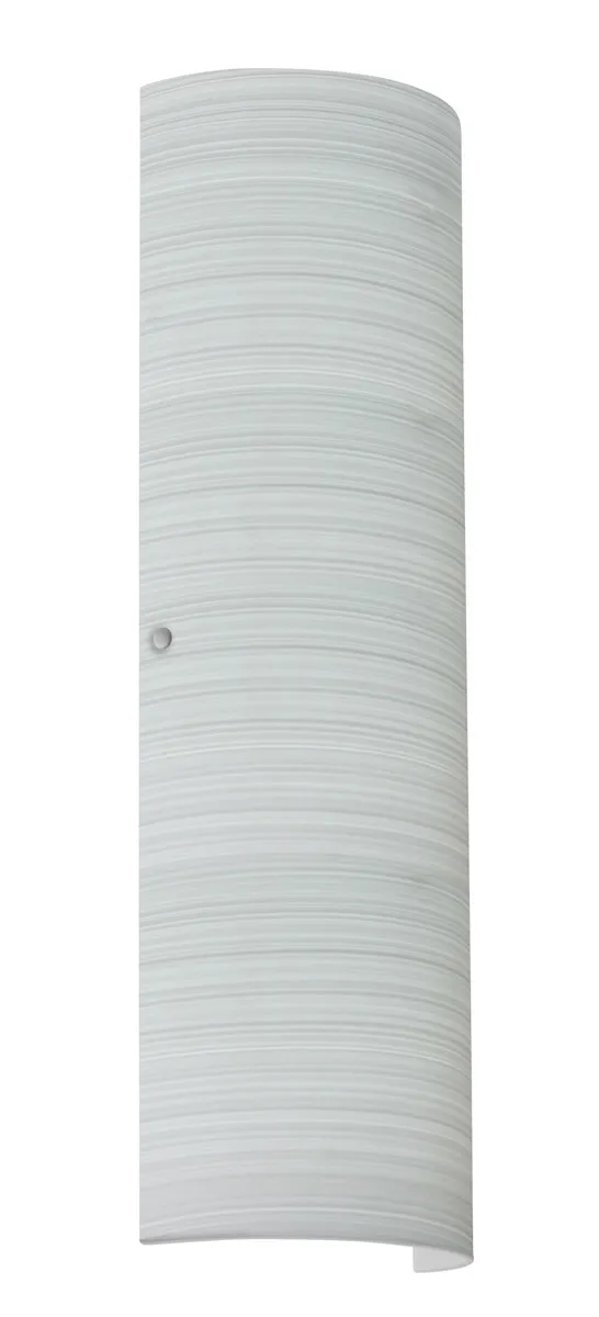 Torre 22 2 Light 7 inch Satin Nickel ADA Wall Sconce Wall Light in Incandescent, Chalk Glass