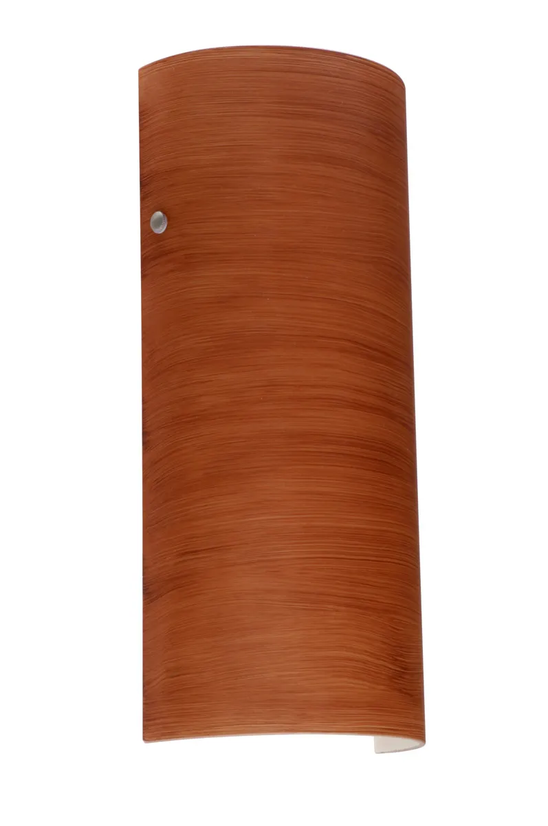Torre 14 1 Light 6 inch Satin Nickel ADA Wall Sconce Wall Light in Incandescent, Cherry Glass
