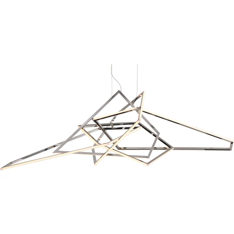 Canada LED 37.7 inch Chrome Chandelier Ceiling Light
