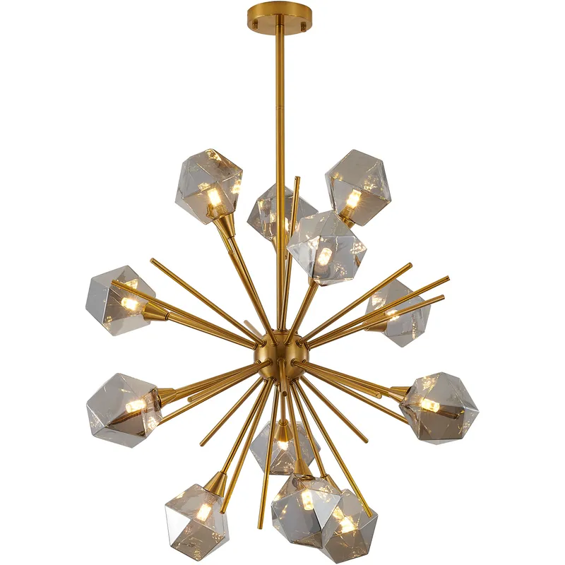 Canada 12 Light 33.2 inch Gold Chandelier Ceiling Light
