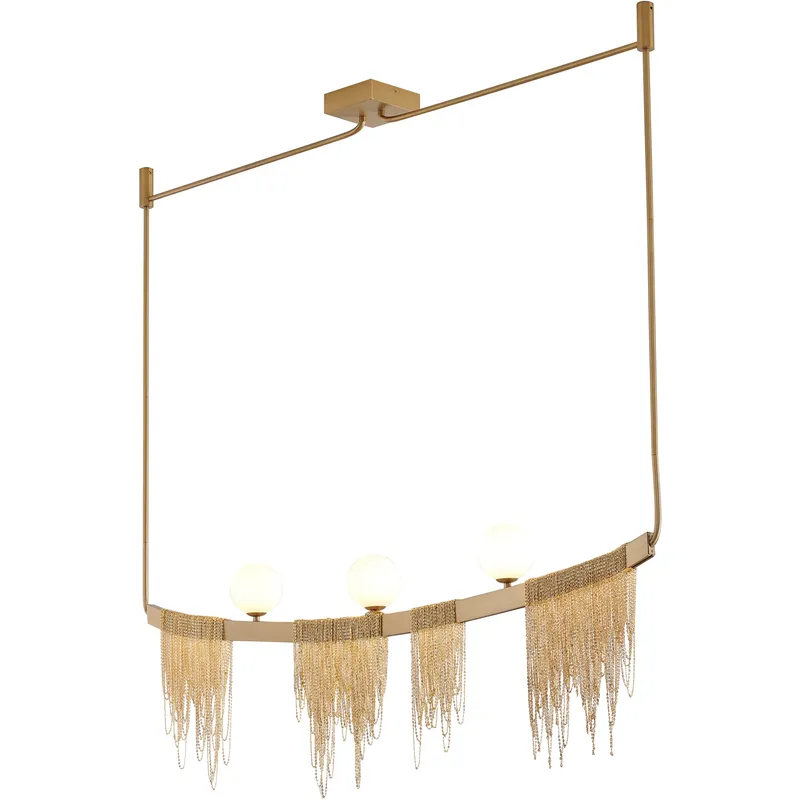 Canada 3 Light 5.9 inch Gold Chandelier Ceiling Light