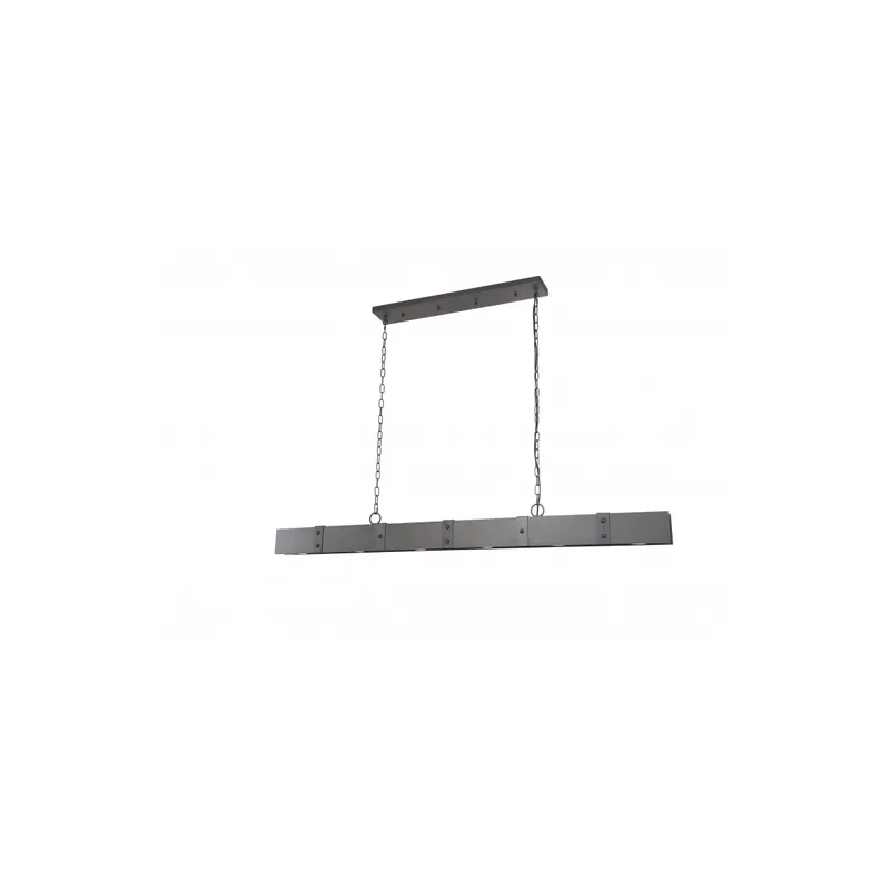 Canada 6 Light 3 inch Black Chandelier Ceiling Light