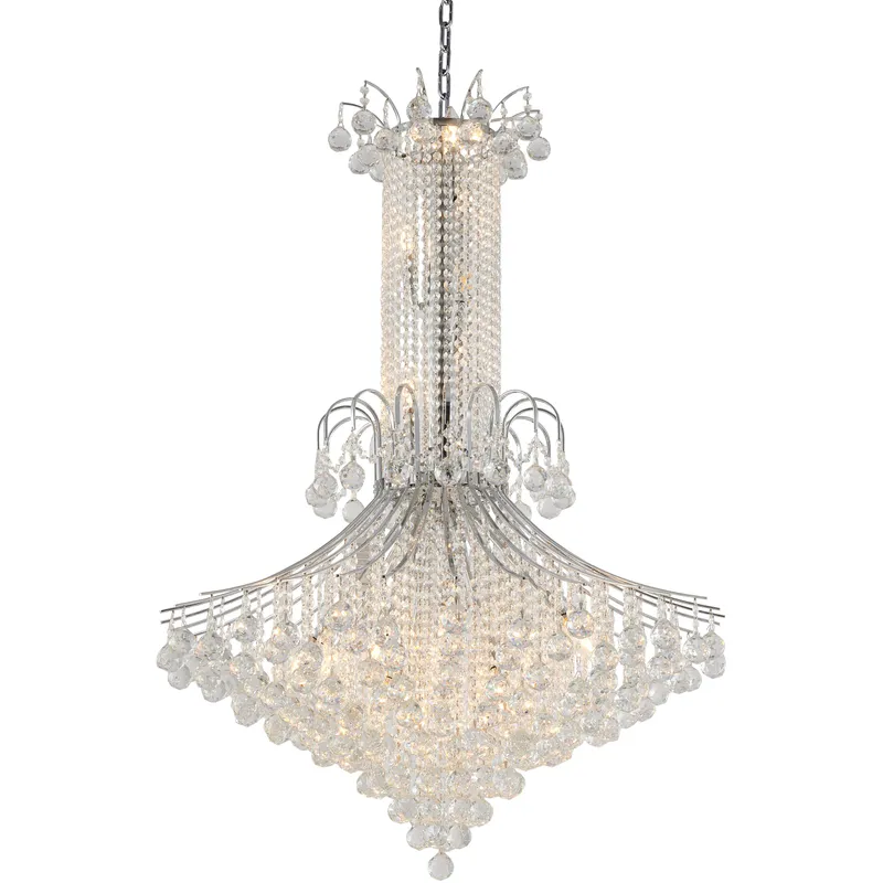 Canada 16 Light 35 inch Chrome Chandelier Ceiling Light