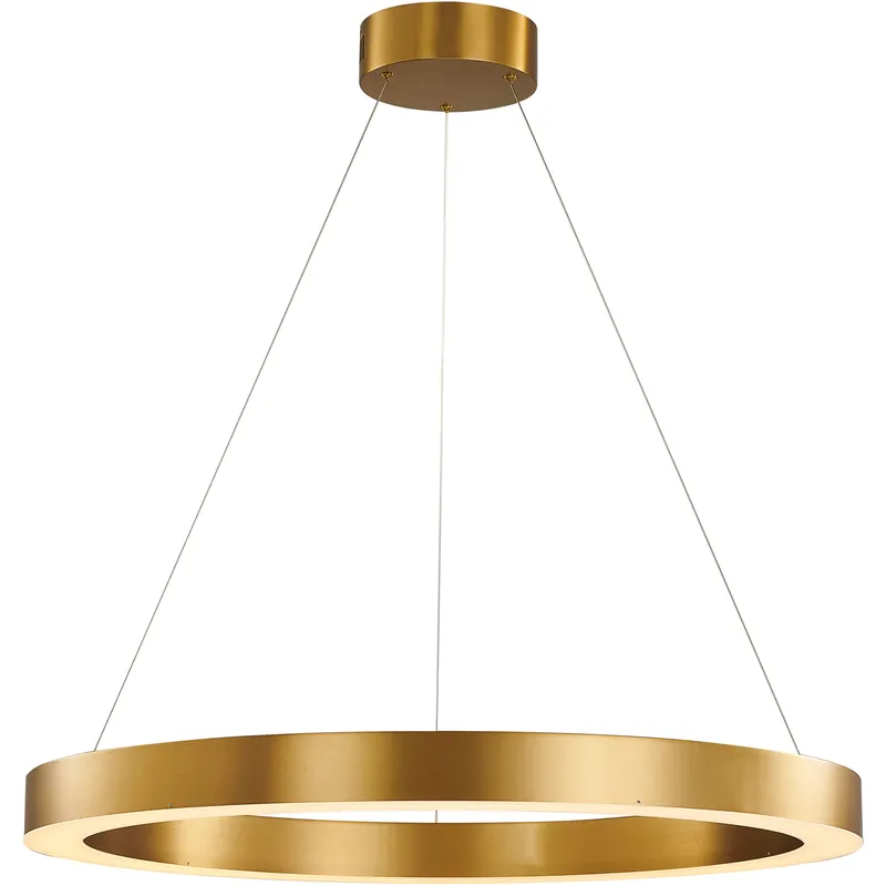 Canada LED 33.4 inch Antique Brass Chandelier Ceiling Light