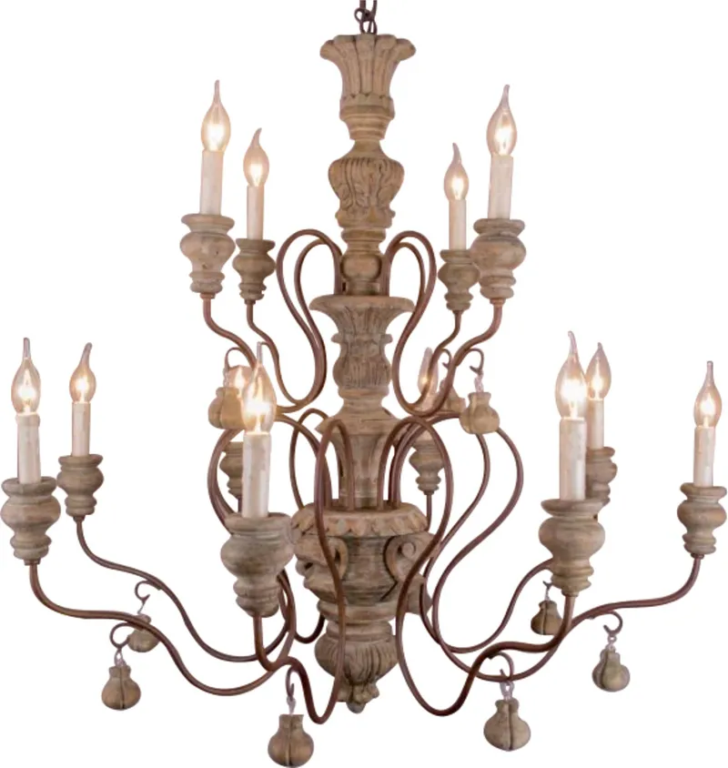 YA Series Natural Chandelier Ceiling Light