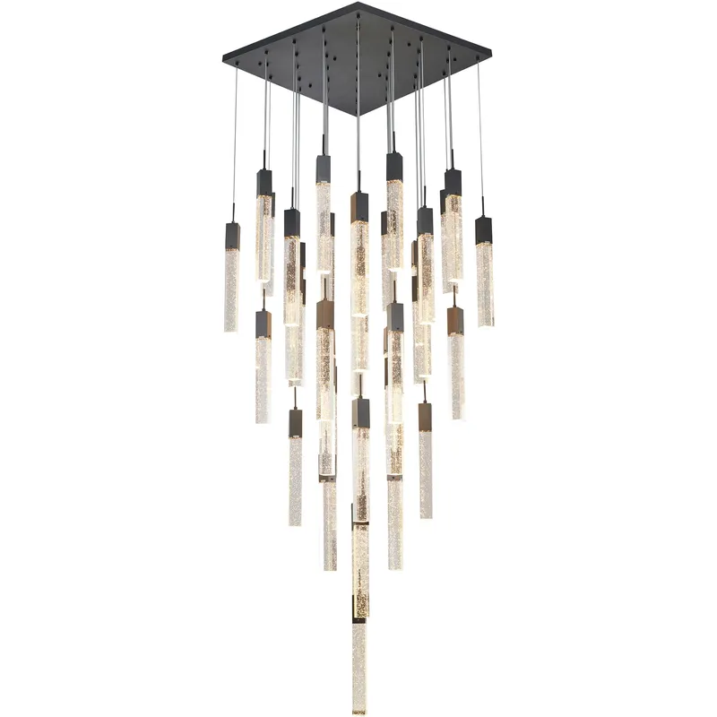Canada 41 Light 35.43 inch Matte Black Chandelier Ceiling Light