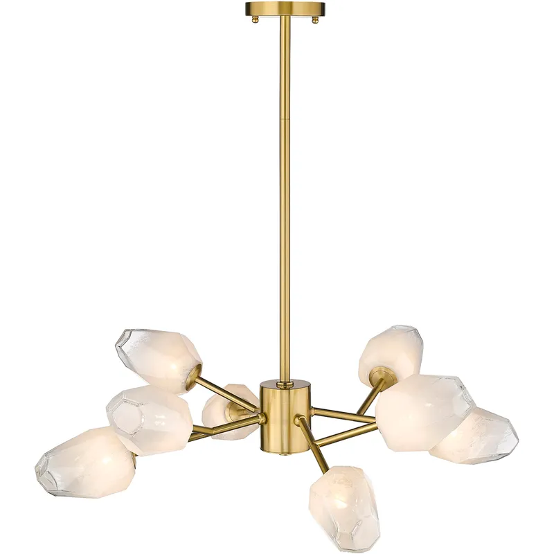 Canada 8 Light 28 inch Gold Chandelier Ceiling Light