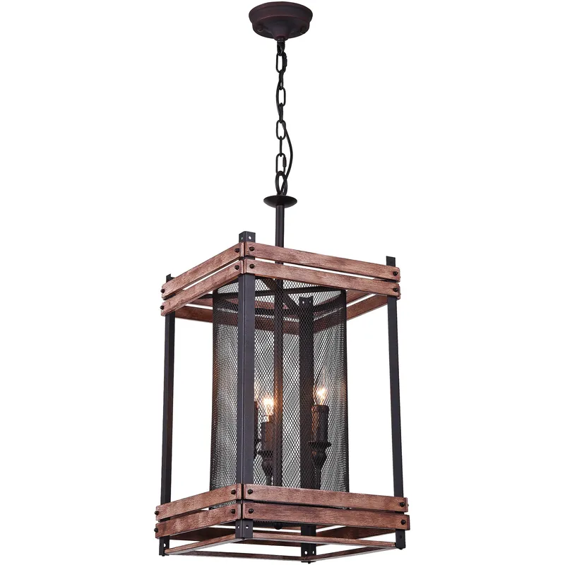 Canada 3 Light 13 inch Black Chandelier Ceiling Light