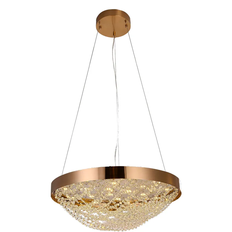 Canada LED 25 inch Copper Chandelier Ceiling Light