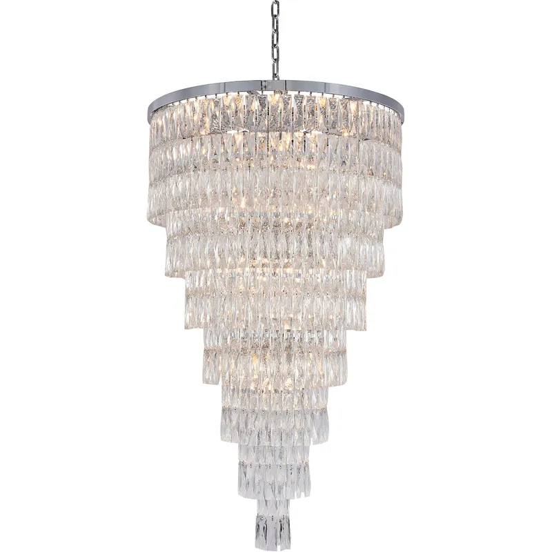 Canada 39 Light 32 inch Chrome Chandelier Ceiling Light