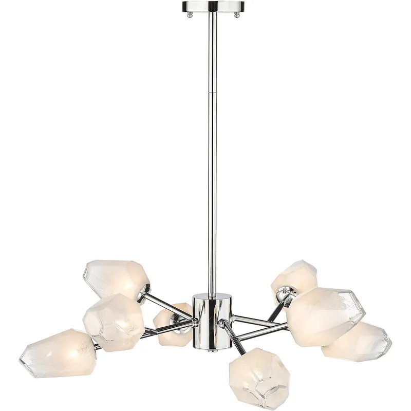 Canada 8 Light 28 inch Chrome Chandelier Ceiling Light