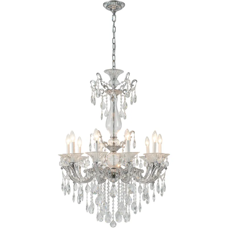 Canada LED 28 inch Chrome Chandelier Ceiling Light