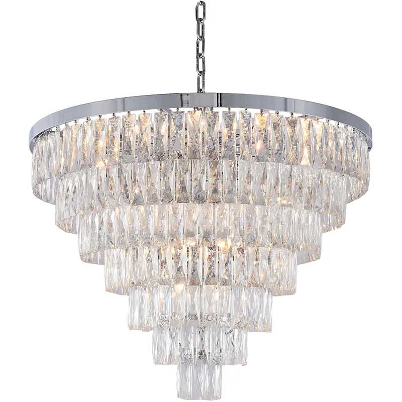 Canada 27 Light 32 inch Chrome Chandelier Ceiling Light
