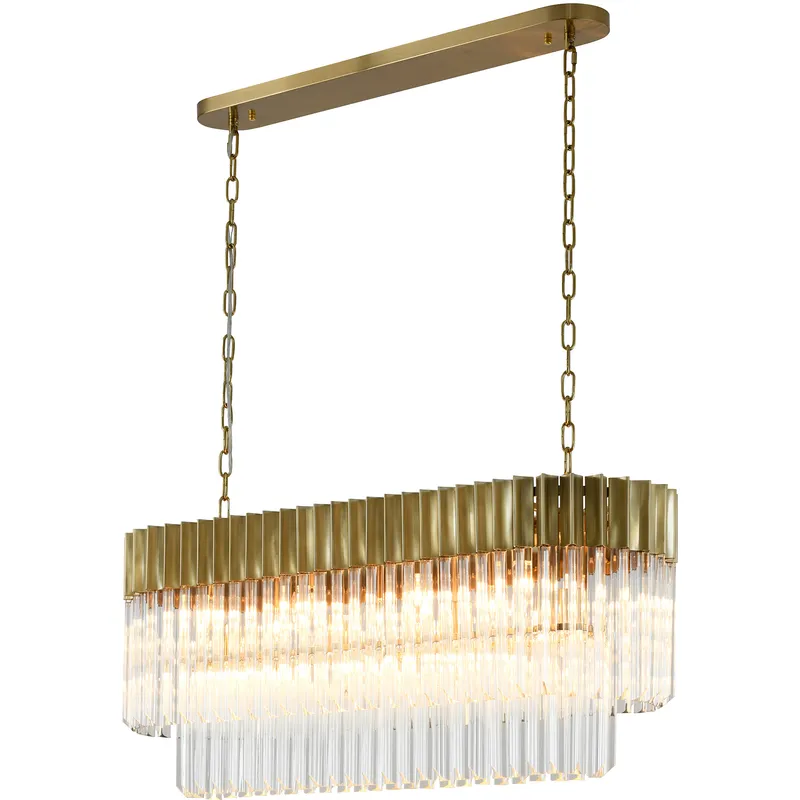 Canada 12 Light 12.6 inch Brass Chandelier Ceiling Light