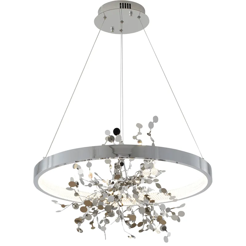 Canada LED 24 inch Chrome Chandelier Ceiling Light in 4000K