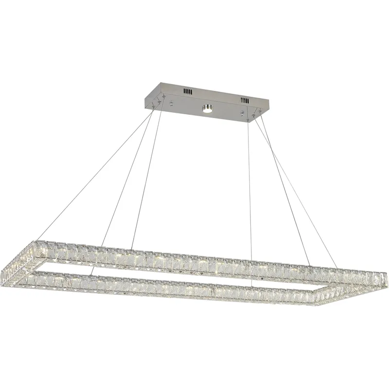 Canada LED 19 inch Chrome Chandelier Ceiling Light