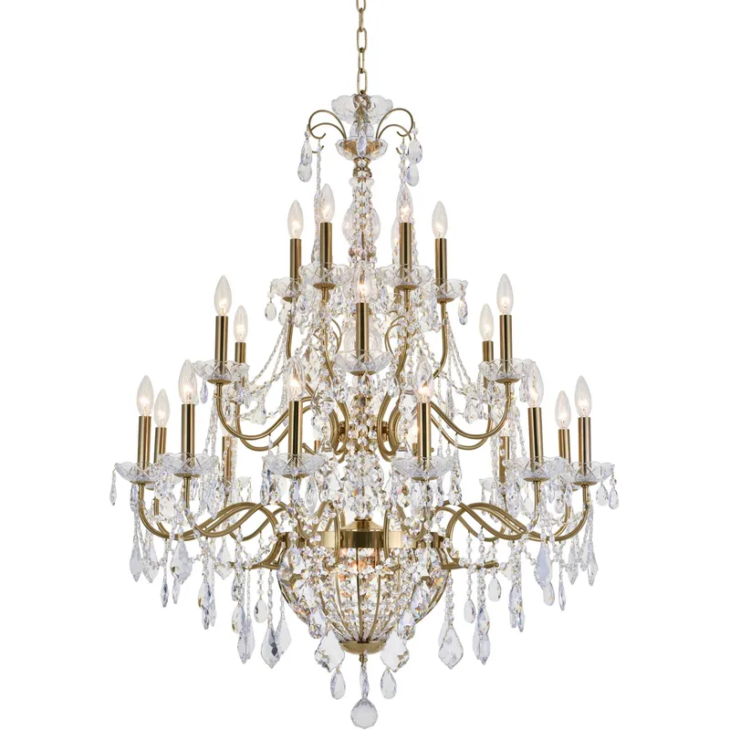 Canada 26 Light 36 inch Brass Chandelier Ceiling Light