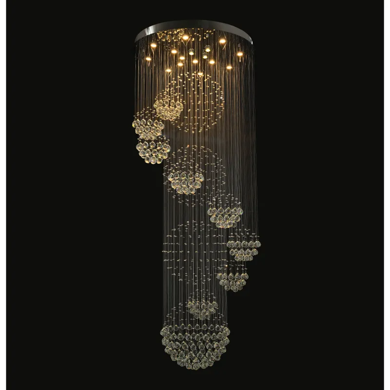 Canada 16 Light 39.3 inch Chrome Chandelier Ceiling Light